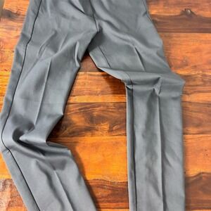 Loft Women's Skinny Fit Dress Pants Gray Blue Size 10 Tall Formal